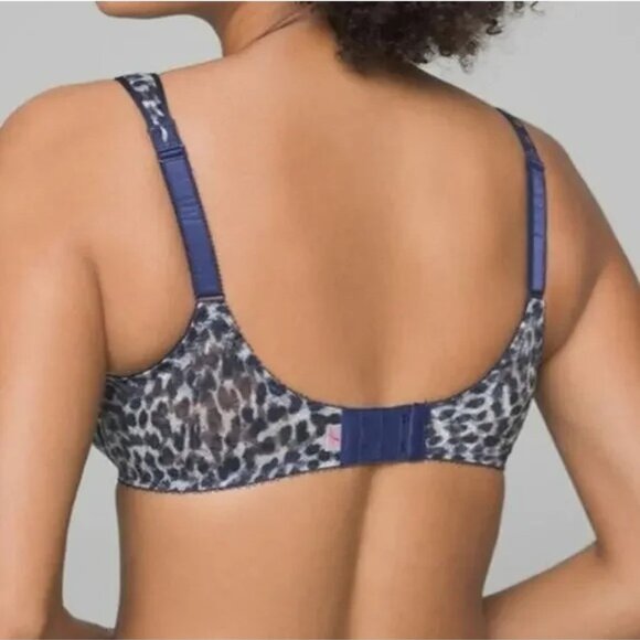 Wacoal Bra Awareness 40DDD Blue & White Full Coverage Underwire Style - Picture 5 of 5